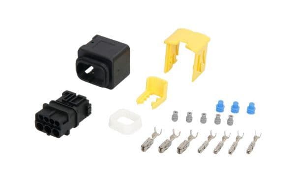 Draadstekker (aantal pinnen: 7, vorm van de stekker: rechthoekig, vrouwelijk, HDSCS, voor achterlichten) past: MERCEDES ACTROS MP4 / MP5 07.11-