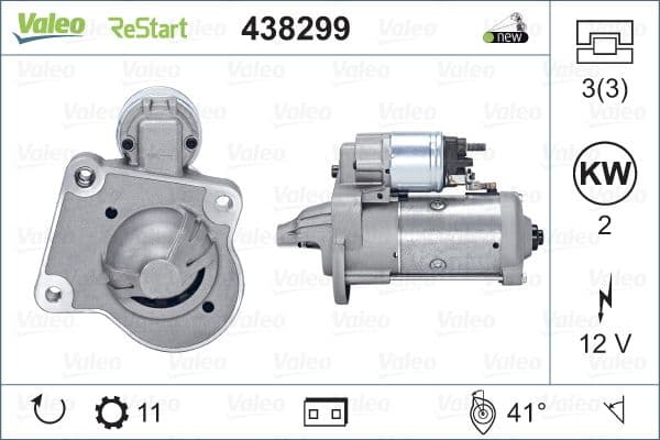 Starter (12V, 2kW, (en) new with a deposit) past: FORD C-MAX, C-MAX II, FOCUS II, FOCUS III, GALAXY II, GALAXY MK II, GRAND C-MAX, KUGA II, MONDEO IV, MONDEO V, S-MAX 1.5D/1.6D 07.04-
