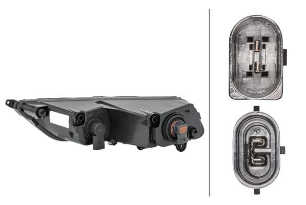 Mistlamp Voor Rechts (H8/P21W, R-LINE) past: VW PASSAT B7 08.10-12.14
