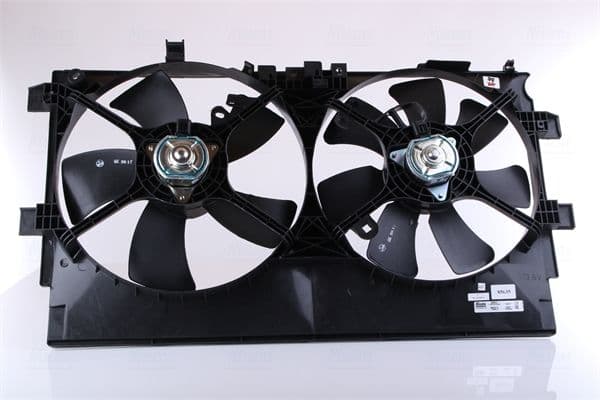 Radiatorventilator (met huisvesting) past: MITSUBISHI ASX, LANCER CARGO, LANCER VII, LANCER VIII, OUTLANDER II  PEUGEOT 4007 1.6-3.0 09.03-