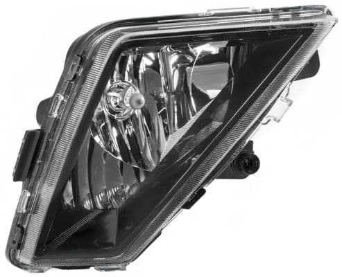 Mistlamp Voor Rechts (H8, met gebogen lichten) past: SEAT IBIZA V 6F 06.17-06.21