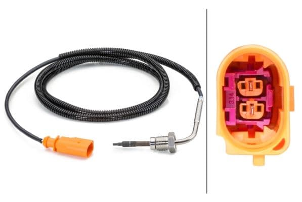 Uitlaatgastemperatuursensor (Na DPF) past: VW CALIFORNIA T5 CAMPER, MULTIVAN T5, TRANSPORTER T5 2.5D 04.03-11.09