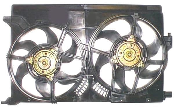Radiatorventilator (met huisvesting) past: FIAT CROMA 1.9D 06.05-12.11