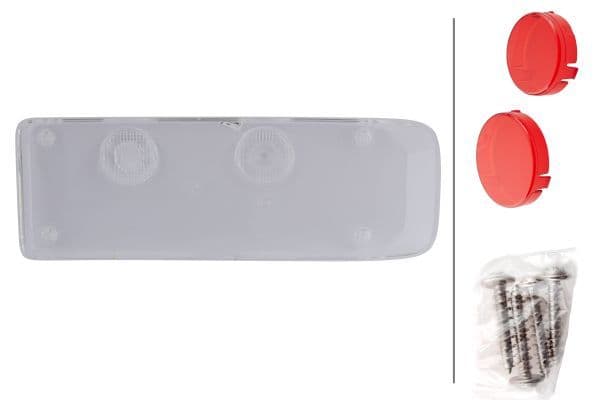 Lampenkap, achter Links