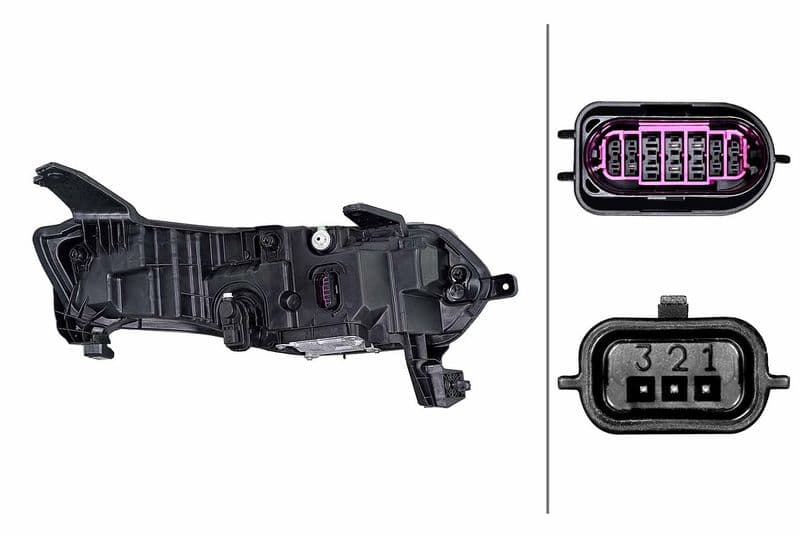 Koplamp Links (LED, met motor) past: RENAULT MEGANE E-TECH 11.21-