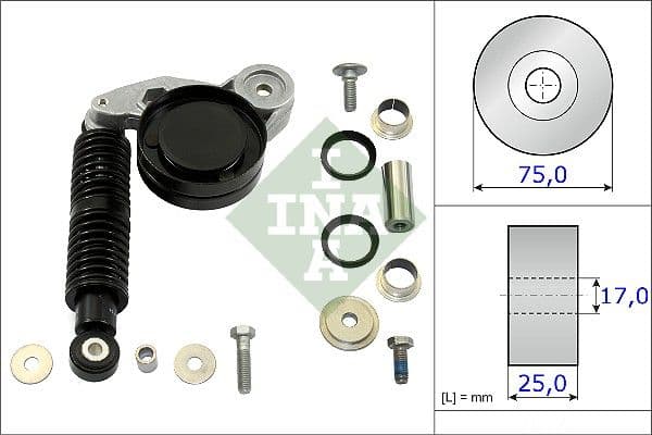Multi-V riemspanner past: AUDI A4 B5, A4 B6, A4 B7, A6 C5, A8 D2, ALLROAD C5  SKODA SUPERB I  VW PASSAT B5, PASSAT B5.5 2.5D 01.97-03.08