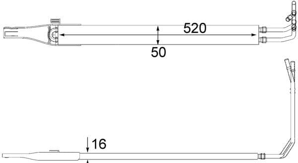 Olie radiator past: MERCEDES VIANO (W639), VITO / MIXTO (W639), VITO (W639) 2.2D-3.7 09.03-