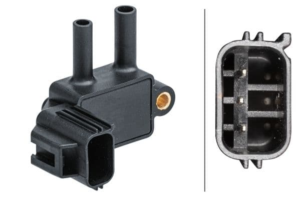 Uitlaatgassen druksensor (aantal pinnen: 3) past: VOLVO C30, S40 II, S60 II, S80 II, V40, V50, V60 I, V70 III  FORD C-MAX II, FOCUS III, GALAXY II, GRAND C-MAX, KUGA I 1.6D/2.0D/2.2D 03.05-02.20