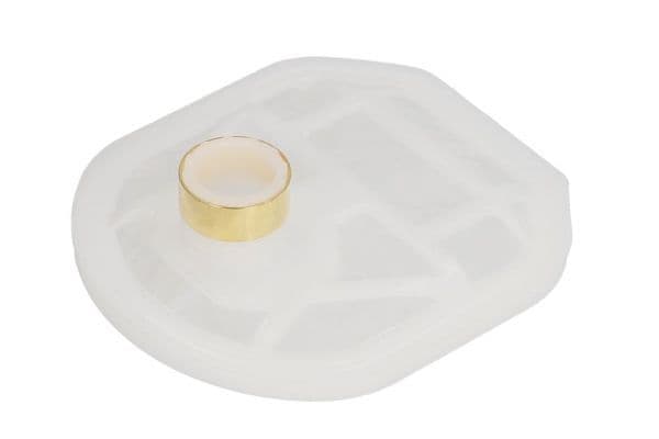 Brandstofpomp elementen ((en) fuel pump module filter, diameter bevestigingsgat: 12mm, lengte: 76mm, breedte: 76mm, filter)