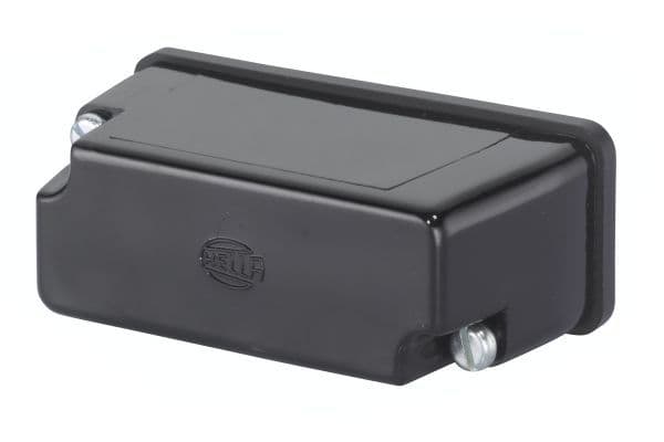 Kentekenplaatverlichting (C5W, 12/24V, kleur: zwart, kleur van het glas: transparant, 31x33mm) past: FENDT 200 01.87-