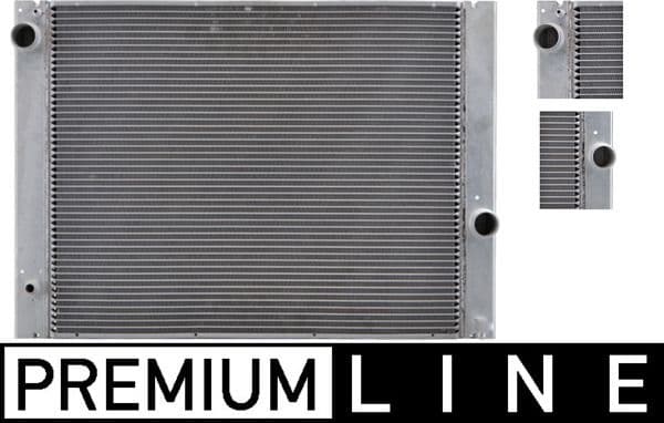 Motorradiator (automatisch) past: BMW 5 (E39), 5 (E60), 5 (E61), 6 (E63), 6 (E64), 7 (E65, E66, E67) 2.0-4.8 09.00-12.10