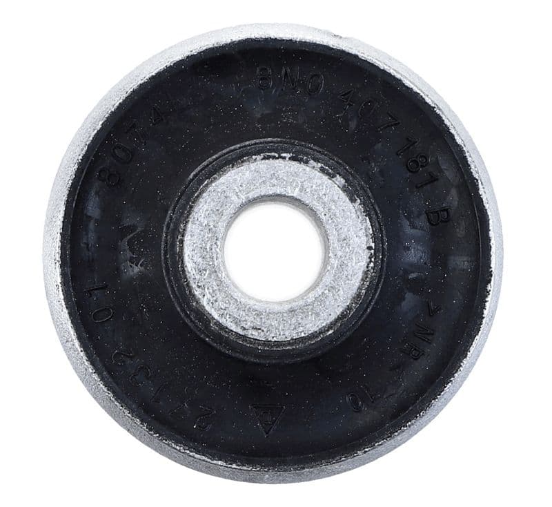 Voorste spoorcontrole-arm silent block Achterin. Links/Rechts (14x27x41 mm) past: AUDI A1, A3, TT  SEAT IBIZA IV, IBIZA IV SC, IBIZA IV ST, LEON  SKODA FABIA II  VW GOLF IV 1.0-3.2 10.98-10.18