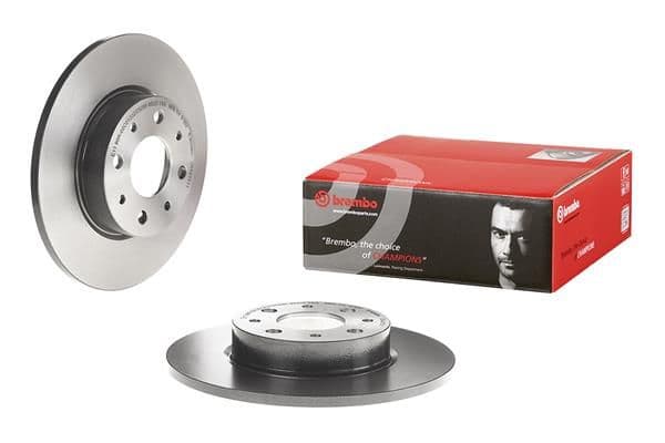 Brake disc Achter Links/Rechts past: ALFA ROMEO MITO 0.9-1.6D 08.08-10.18