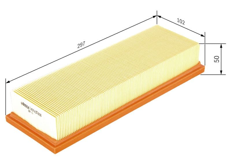 Luchtfilter (Patroon) past: CITROEN BERLINGO, XANTIA, XSARA, ZX  PEUGEOT 306, 405 II, 406, PARTNER  RENAULT CLIO II, KANGOO, KANGOO EXPRESS 1.4-2.0 03.91-