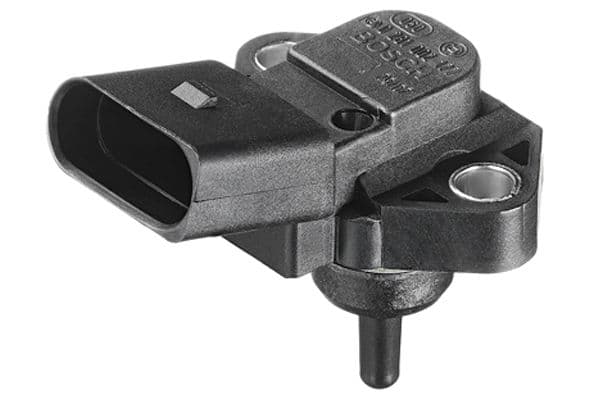 Druksensor in het inlaatspruitstuk (4 pin) past: AUDI 80 B4, A2, A3, A4 B5, A6 C5, TT  FORD GALAXY I, GALAXY MK I  SEAT ALHAMBRA, AROSA, CORDOBA, CORDOBA VARIO, IBIZA II, LEON 1.2D-4.2 09.91-12.13