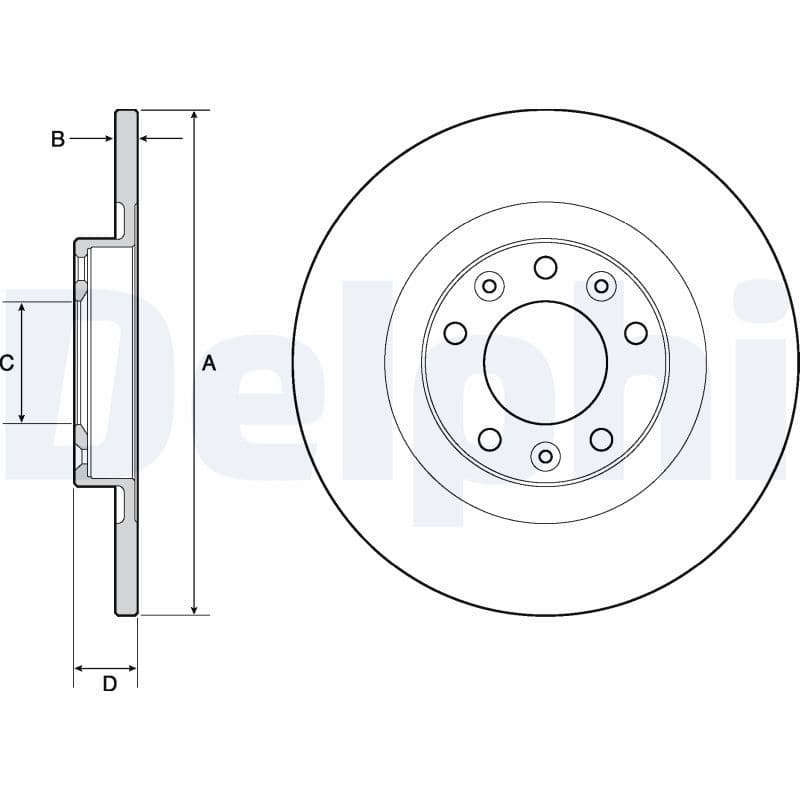 Remschijf set (2 stuks) Achter Links/Rechts past: DS DS 4 II, DS 7, DS 9  CITROEN C4 GRAND PICASSO II, C4 PICASSO I, C4 PICASSO II, C4 SPACETOURER, C5 AIRCROSS, C5 X 1.2-Electric 07.08-
