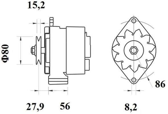 Schokdemper Voor Links/Rechts past: SAAB 9-3 2.0/2.2D/2.3 02.98-08.03