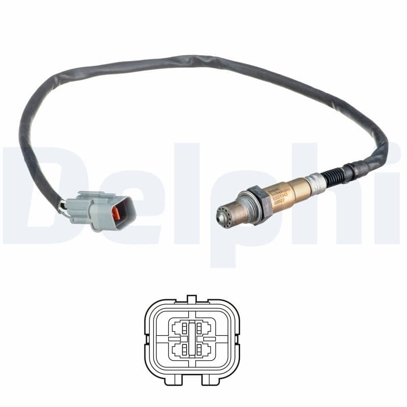 Lambda sonde (aantal draden 4, 701mm) past: HYUNDAI IX20  KIA VENGA 1.4/1.4LPG/1.6 02.10-07.19