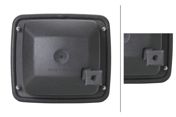 Werklamp (H3, 12/24V, 55/70W x102mmx94mm) past: LIEBHERR, DEUTZ FAHR 410, 420, 430, 310, 320, 60, 65, 70, 75, 1130 TTV, 1145 TTV, L 710, L 720, L 730, X 710, X 720