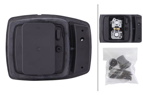 Koplamp Rechts (H3/H7/P21W/T4W, kleur indicator: oranje)