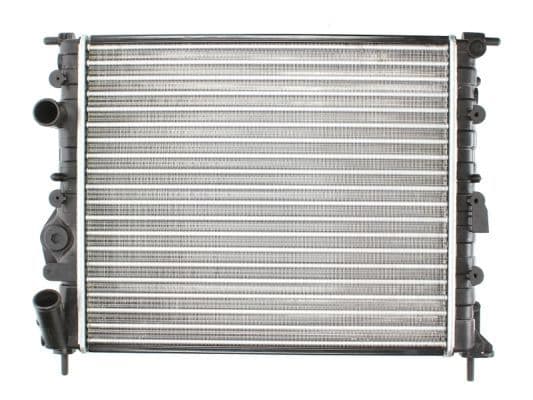 Motorradiator (handmatig) past: DACIA LOGAN, LOGAN EXPRESS, LOGAN MCV, SANDERO, SOLENZA  NISSAN KUBISTAR  RENAULT CLIO II, KANGOO, KANGOO EXPRESS, LOGAN I, MEGANE I, MEGANE I CLASSIC 1.0-2.0 01.96-