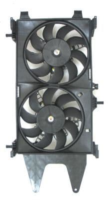Radiatorventilator (met huisvesting) past: FIAT PUNTO 1.9D 09.99-03.12