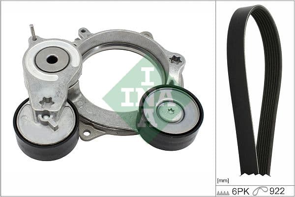 Multi-V-riemset met spanner past: AUDI A4 ALLROAD B9, A4 B9, A5, A6 ALLROAD C8, A6 C8, A7, A8 D5, Q5, Q7, Q8 3.0DH/4.0DH/4.0H 06.17-