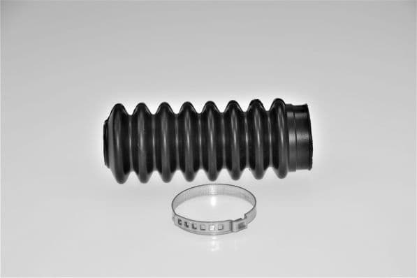 Intercooler slang (Inlaat zijde, 56mm/77mmx52mm, blauw) past: RVI KERAX, PREMIUM  VOLVO B9, FL, FM, FM II, FM9 D11A-370-MIDR06.23.56B/41 04.96-