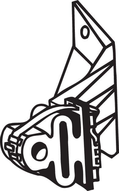 Uitlaatsysteem hanger past: CITROEN C4 GRAND PICASSO I, C4 PICASSO I, DS5  PEUGEOT 5008 1.6-2.0D 10.06-03.17