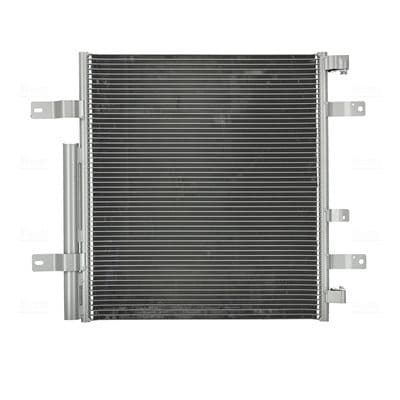 A/C condensator (met droger, (EN) additional fitting elements) past: MERCEDES ATEGO, ATEGO 2, ATEGO 3, ECONIC 2 4.2D-7.7D 01.98-