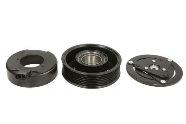 Airco compressor koppeling compleet (DELPHI CVC Poly-V 7 12V 7PK 110mm) past: RENAULT ESPACE IV 1.9D/2.0/2.2D 11.02-12.15