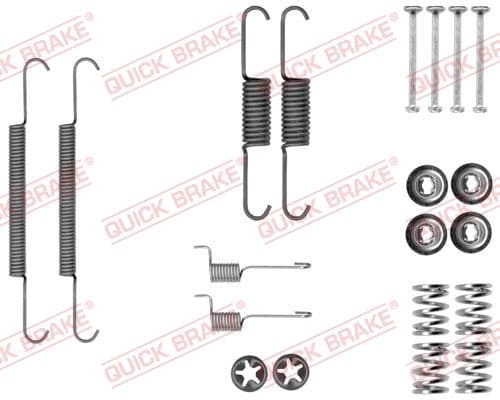 Accessory Kit, parking brake shoes