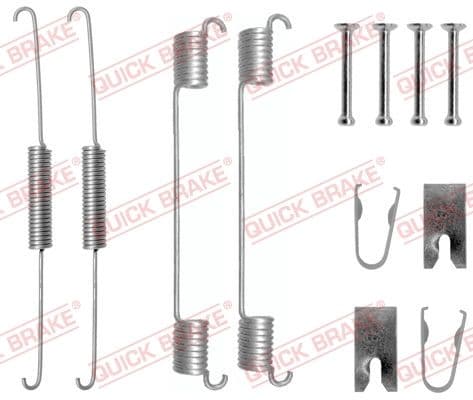 Accessory Kit, brake shoes