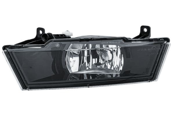 Mistlamp Voor Links (H8, met gebogen lichten) past: SKODA OCTAVIA III 11.12-06.16