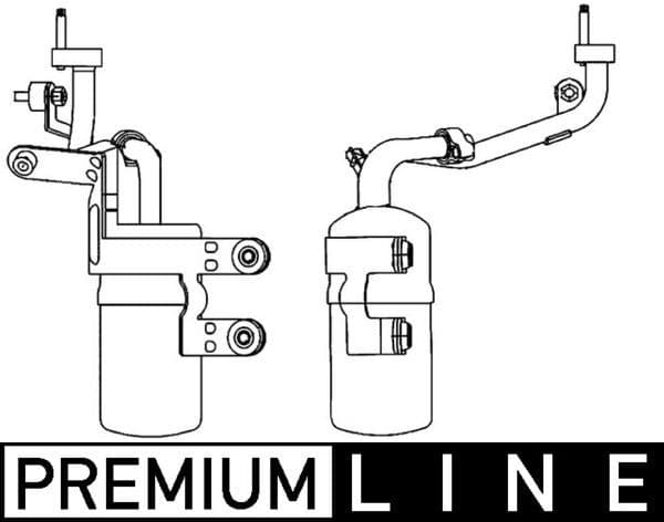 Droger voor airconditioning past: FORD KUGA I 2.0D/2.5 02.08-11.12