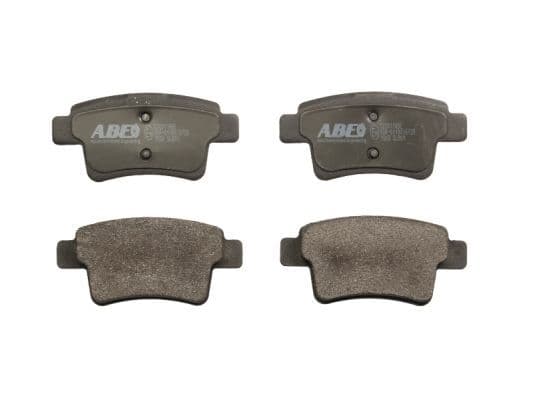 Remblokken set Achter , past: CITROEN C4 GRAND PICASSO I, C4 GRAND PICASSO II, C4 I, C4 PICASSO I  PEUGEOT 408 1.6-2.0D 07.06-