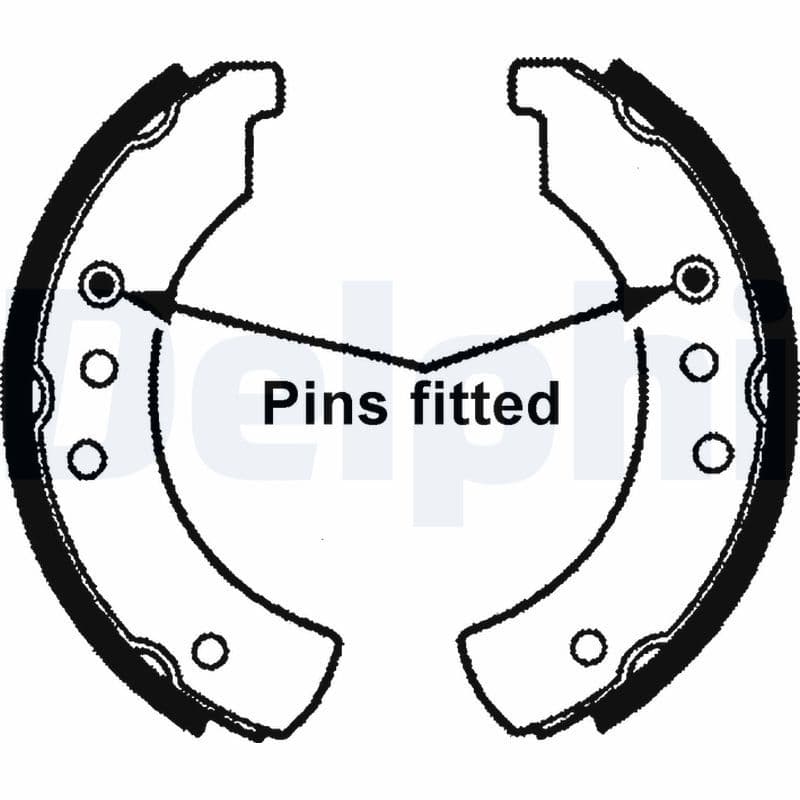 Brake shoe set