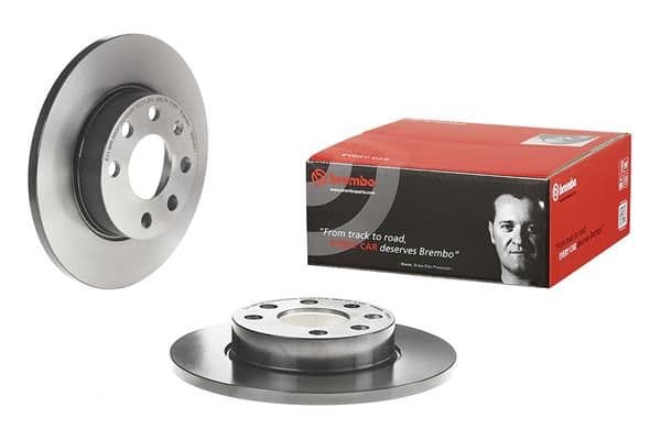 Brake disc Voor Links/Rechts past: OPEL CORSA B, CORSA C 1.0/1.2/1.4 03.93-12.09