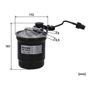 Brandstoffilter past: FORD FOCUS IV, KUGA III 1.5D/2.0D/2.0DH 01.18-