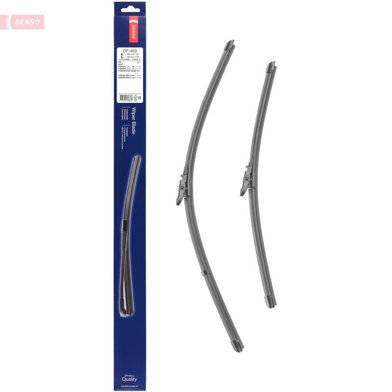 Wisserblad voegloos Voor (2pcs) Flat Blades 600/450mm past: BMW 4 (F32, F82), 4 (F33, F83), 4 GRAN COUPE (F36) 07.13-05.21