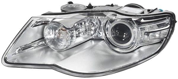 Koplamp Rechts (D1S/H7/P21W/W5W, elektrisch, met motor, met gloeilamp, kleur invoegen: zilver) past: VW TOUAREG 7L 11.06-05.10