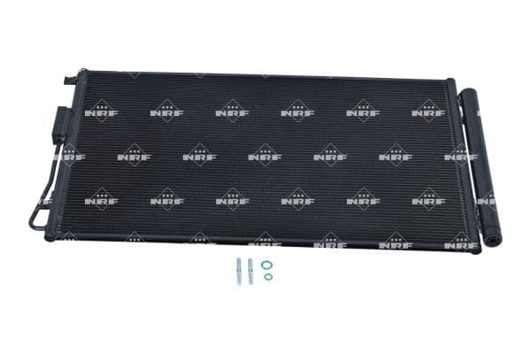 A/C condensator (met droger) past: HYUNDAI GRAND SANTA FÉ, SANTA FÉ II, SANTA FÉ III 2.2D-3.3 01.09-12.18