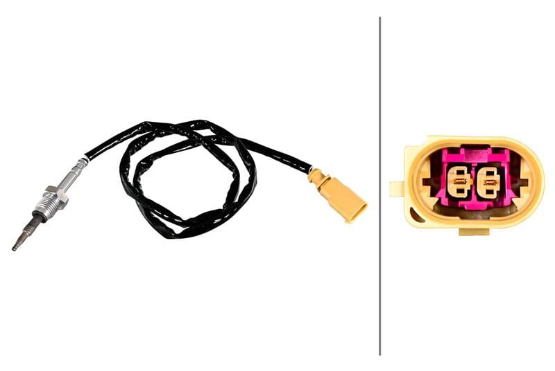 Uitlaatgastemperatuursensor (Na DPF) past: AUDI A4 ALLROAD B9, A4 B9, A5, Q5  SKODA KODIAQ I  VW ARTEON, PASSAT ALLTRACK B8, PASSAT B8, TIGUAN 2.0D/2.0DH/2.0H 08.14-
