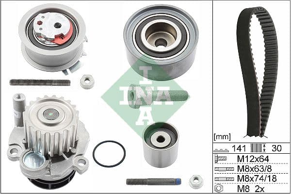 Water Pump & Timing Belt Kit