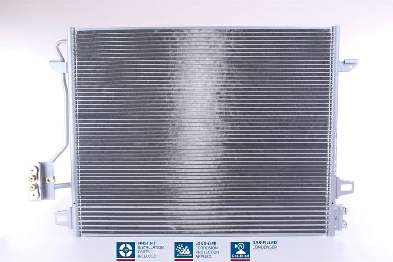 A/C condensator ((EN) additional fitting elements) past: CHRYSLER GRAND VOYAGER V, TOWN & COUNTRY, VOYAGER V  DODGE GRAND  LANCIA VOYAGER  VW ROUTAN 2.8D-4.0 06.07-