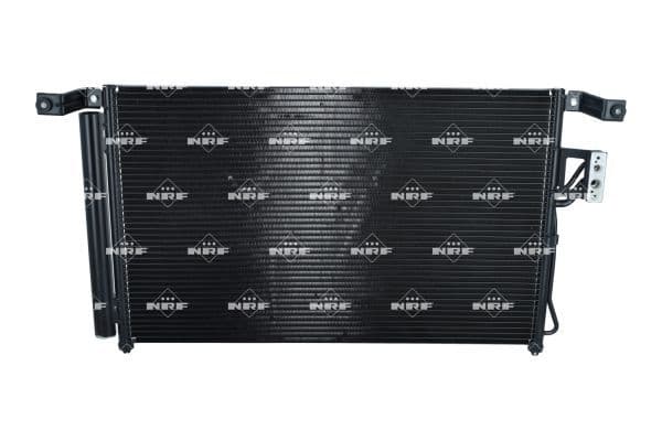 A/C condensator (met droger) past: HYUNDAI SANTA FÉ II 2.2D/2.7 03.06-12.12