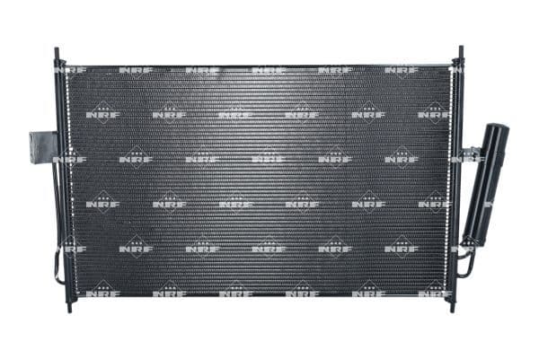 A/C condensator (met droger) past: ISUZU D-MAX II 1.9D/2.5D 06.12-