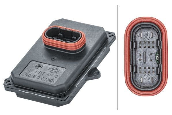 Controller Links/Rechts (12V, functie bochtverlichting) past: PORSCHE MACAN 95B, PANAMERA 970 09.09-06.18