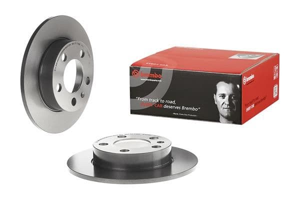 Brake disc Achter Links/Rechts past: MERCEDES VITO MIXTO (DOUBLE CABIN)  AUDI A1, A1 ALLSTREET, A1 CITY CARVER, A2, A3, TT  SEAT ARONA, CORDOBA, CORDOBA VARIO, IBIZA III, IBIZA IV 1.0-2.8 09.96-