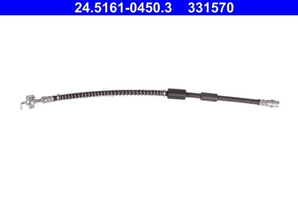 Remleiding/slang flexibel Voor Links (lengte 450mm, M10x1/M10x1) past: DS DS 4  CITROEN C4 II, DS4  PEUGEOT 308, 308 I 1.2-2.0D 11.09-